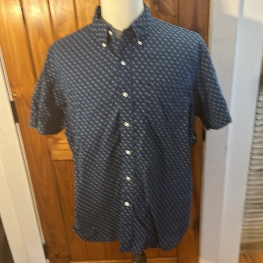 Polo Ralph Lauren blue short sleeve button-down shirt, size XL - Picture 2 of 7